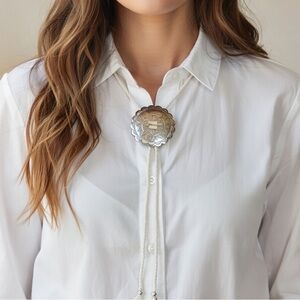 Western adjustable rope necklace